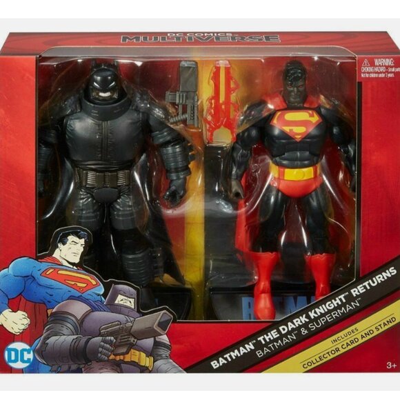 2017 SDCC The Dark Knight Returns ARMORED BATMAN & SUPERMAN Exclusive 2-Pack - Picture 1 of 2